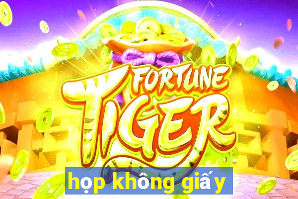 họp không giấy