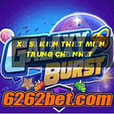 xổ số kiến thiết miền trung chủ nhật