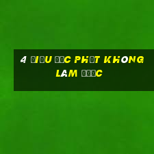 4 điều đức phật không làm được