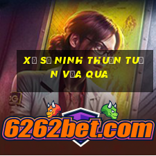 xổ số ninh thuận tuần vừa qua