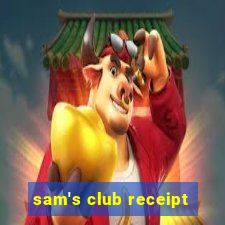 sam's club receipt