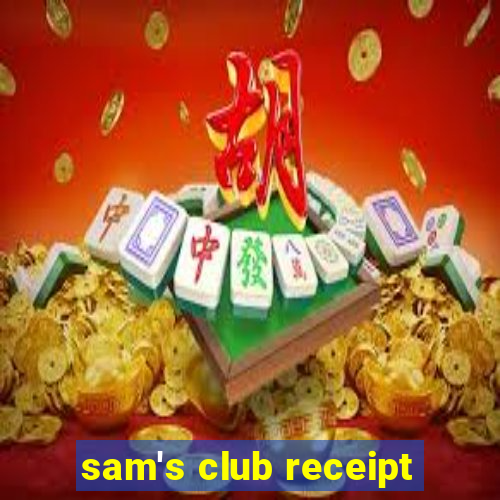 sam's club receipt