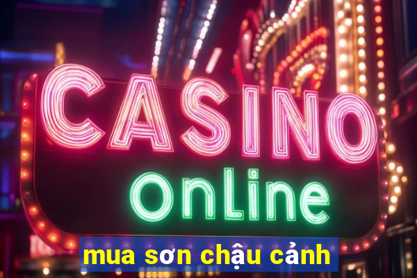 mua sơn chậu cảnh