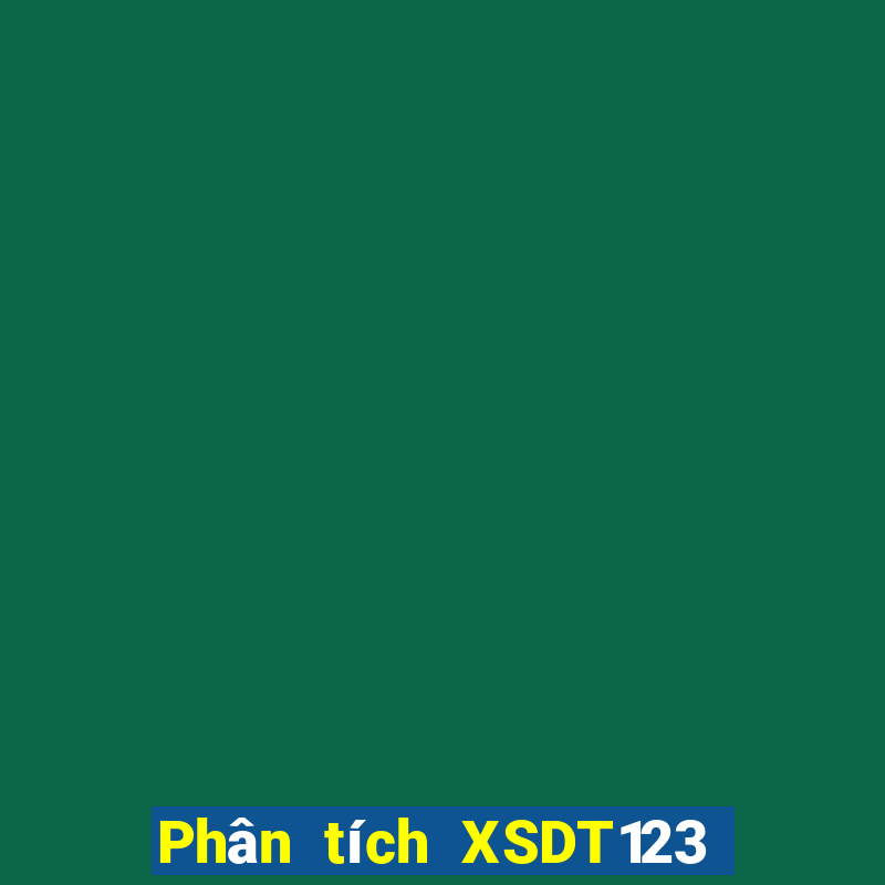 Phân tích XSDT123 Thứ 7