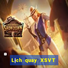 Lịch quay XSVT Thứ 3