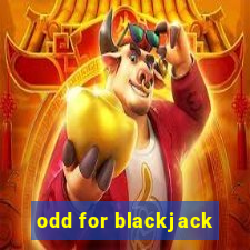 odd for blackjack