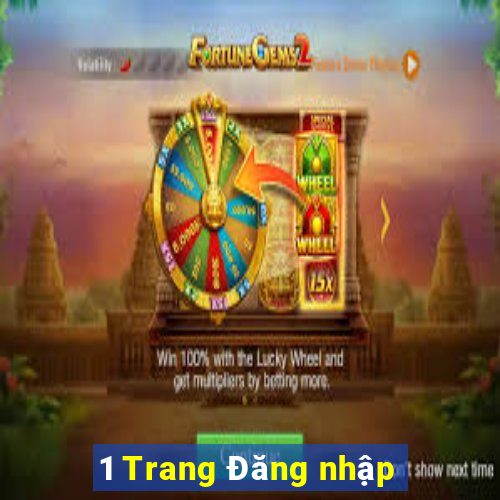 1 Trang Đăng nhập