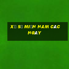 xổ số miền nam các ngày