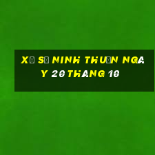 xổ số ninh thuận ngày 20 tháng 10