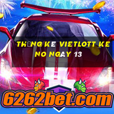 Thống kê vietlott KENO ngày 13