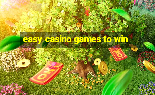 easy casino games to win