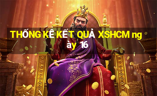 THỐNG KÊ KẾT QUẢ XSHCM ngày 16