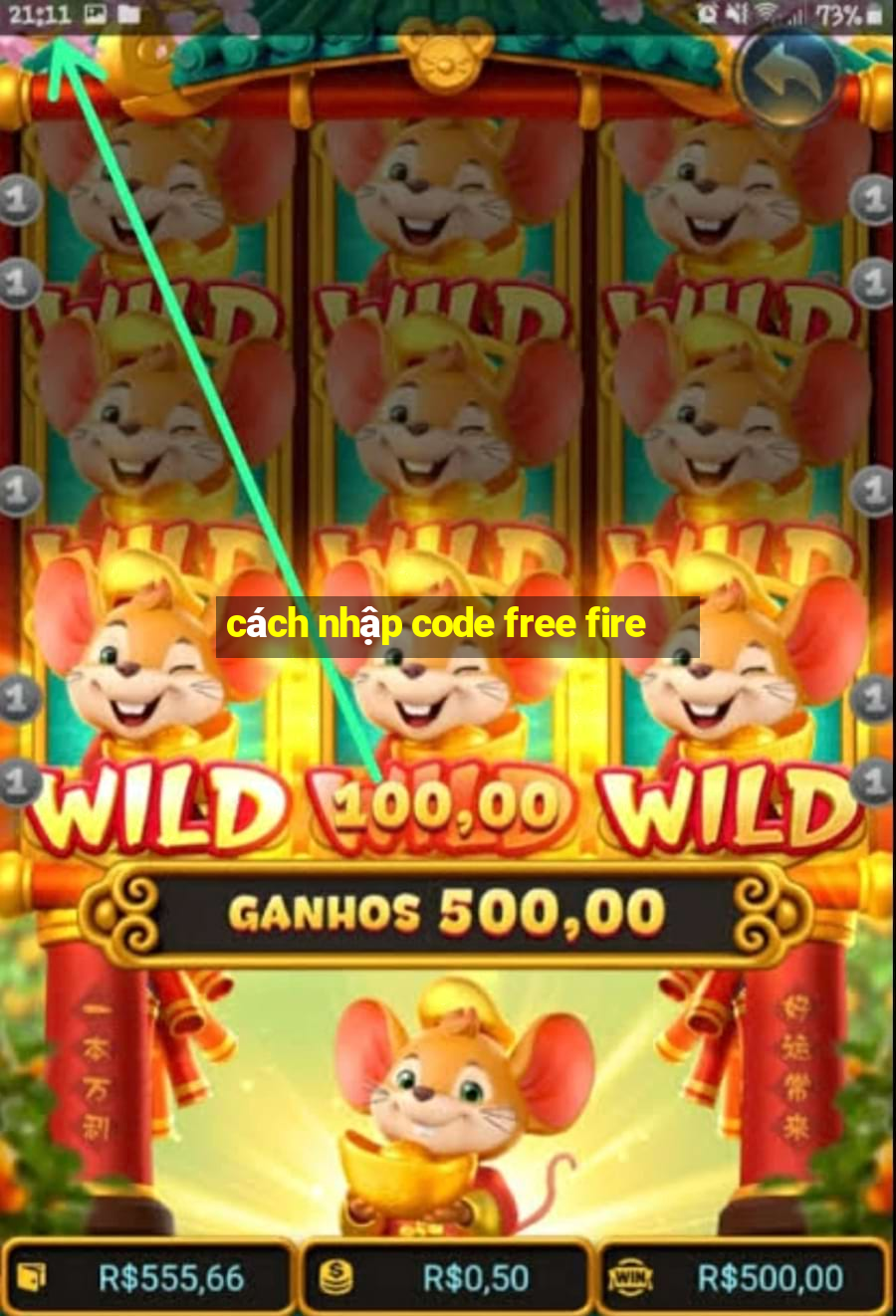 cách nhập code free fire