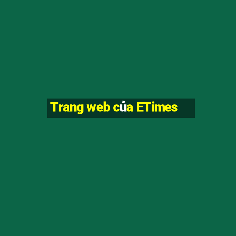 Trang web của ETimes