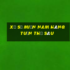 xổ số miền nam hàng tuần thứ sáu