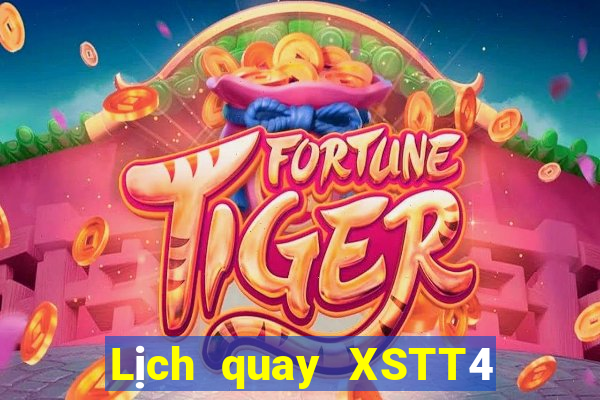 Lịch quay XSTT4 thứ Ba