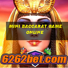 mini baccarat game online