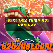 số xổ thừa thiên huế hôm nay