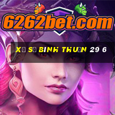 xổ số bình thuận 29 6