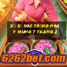 xổ số sóc trăng ngày mùng 7 tháng 2