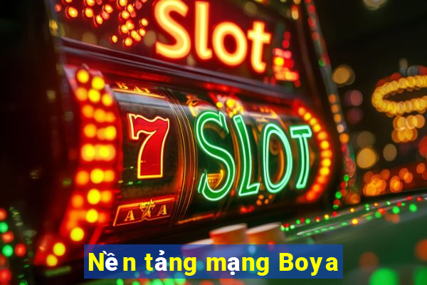 Nền tảng mạng Boya