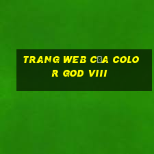 Trang web của Color God viii