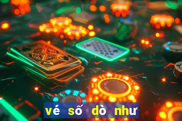 vé số dò như thế nào