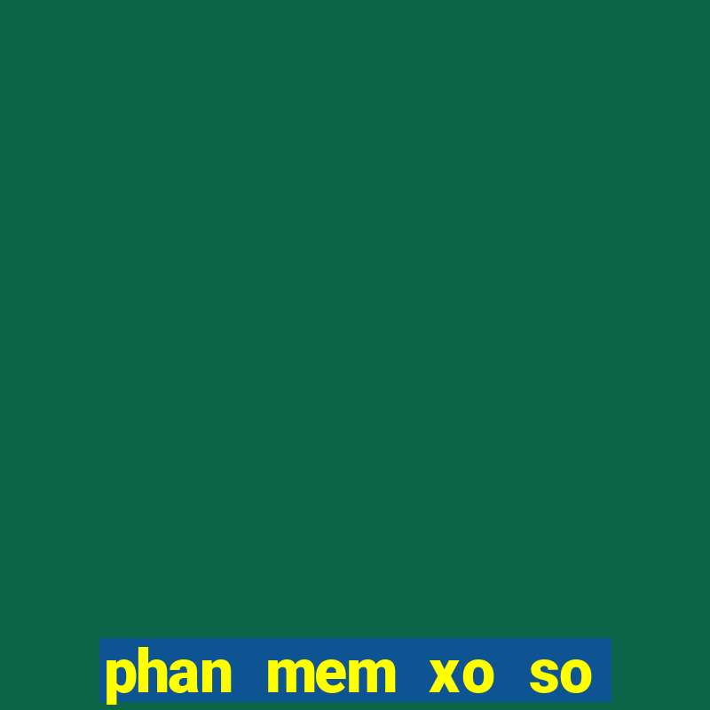 phan mem xo so mien bac