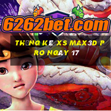 Thống kê xs Max3D Pro ngày 17