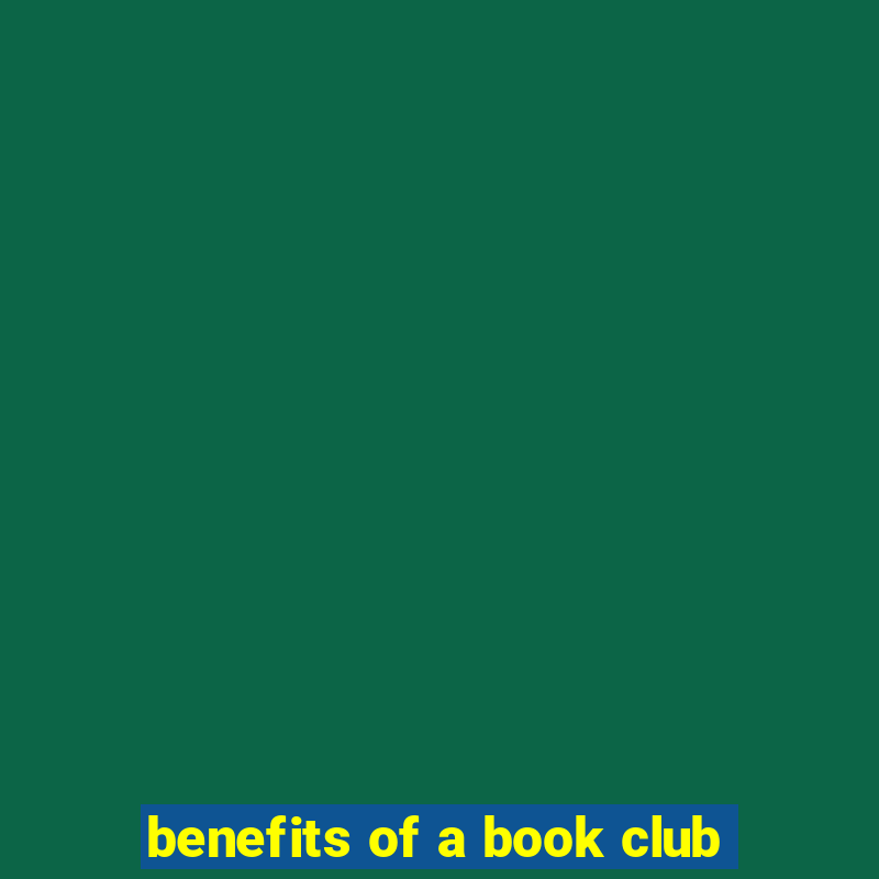 benefits of a book club