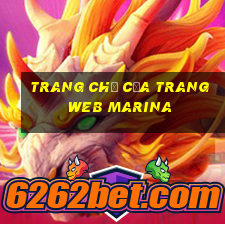 Trang chủ của trang web Marina