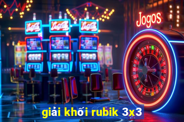 giải khối rubik 3x3