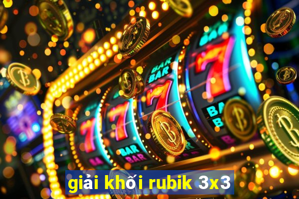 giải khối rubik 3x3