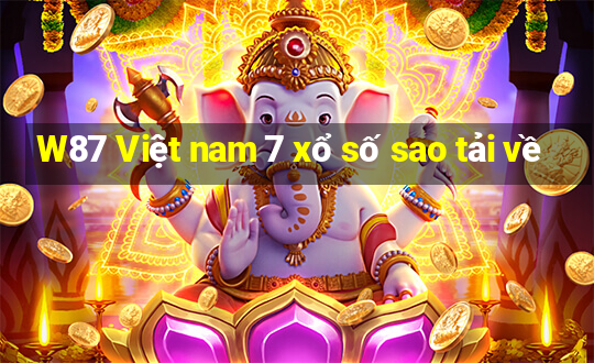 W87 Việt nam 7 xổ số sao tải về