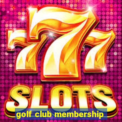 golf club membership