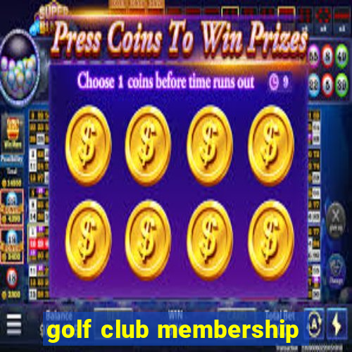 golf club membership