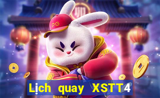 Lịch quay XSTT4 ngày 4