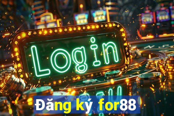 Đăng ký for88