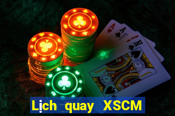 Lịch quay XSCM Thứ 2