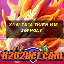 xổ số thừa thiên huế 200 ngày