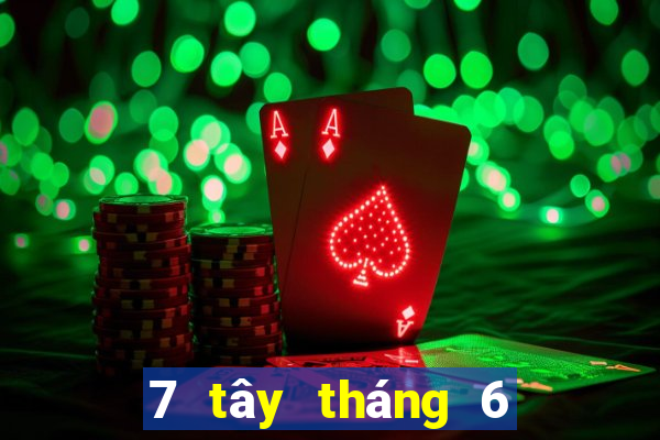 7 tây tháng 6 xổ số miền nam