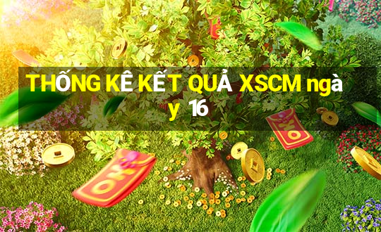 THỐNG KÊ KẾT QUẢ XSCM ngày 16