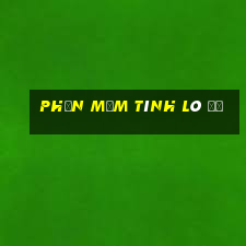 phần mềm tính lô đề