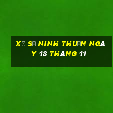 xổ số ninh thuận ngày 18 tháng 11