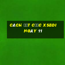 Cách đặt cược XSBDI ngày 11