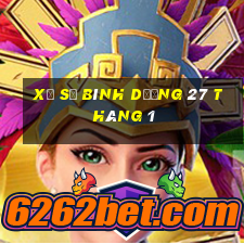 xổ số bình dương 27 tháng 1