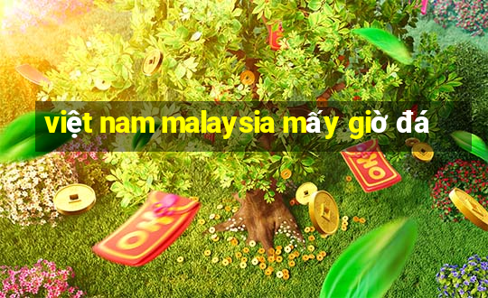 việt nam malaysia mấy giờ đá