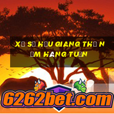 xổ số hậu giang thứ năm hàng tuần