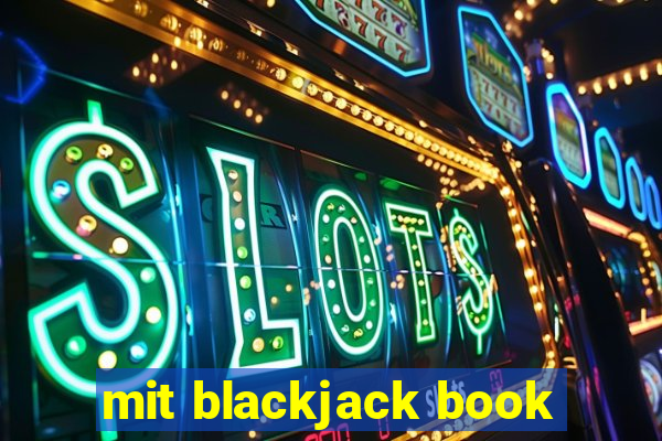 mit blackjack book