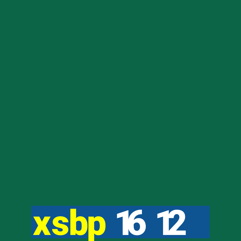 xsbp 16 12